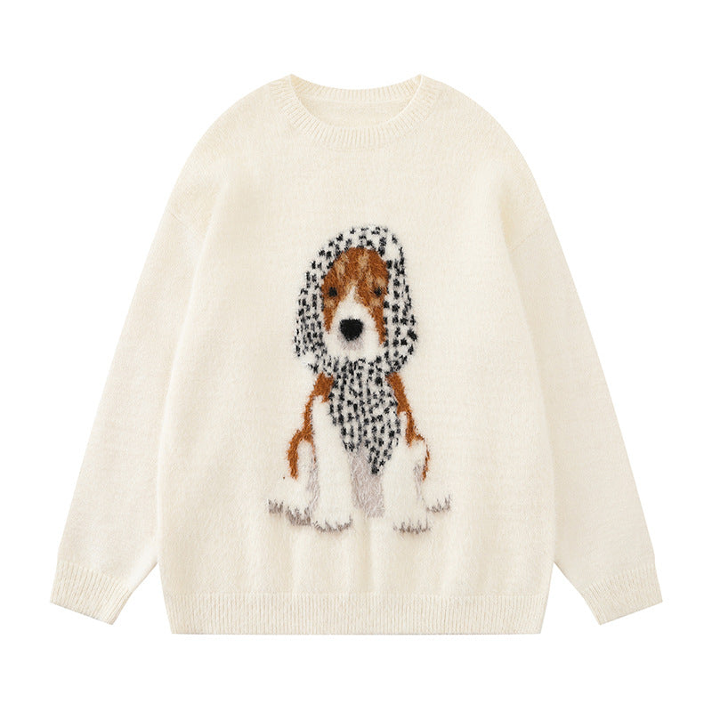 Crewneck Sweater Loose Casual Versatile Couple Top