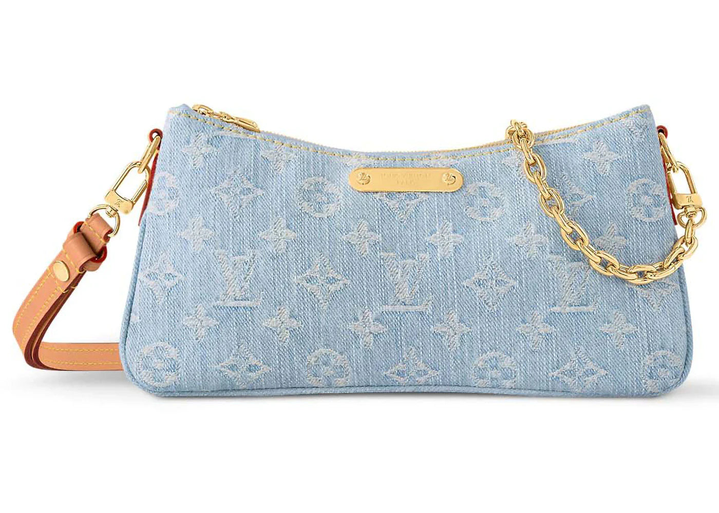 Louis Vuitton Liv Pochette Sky Blue Denim