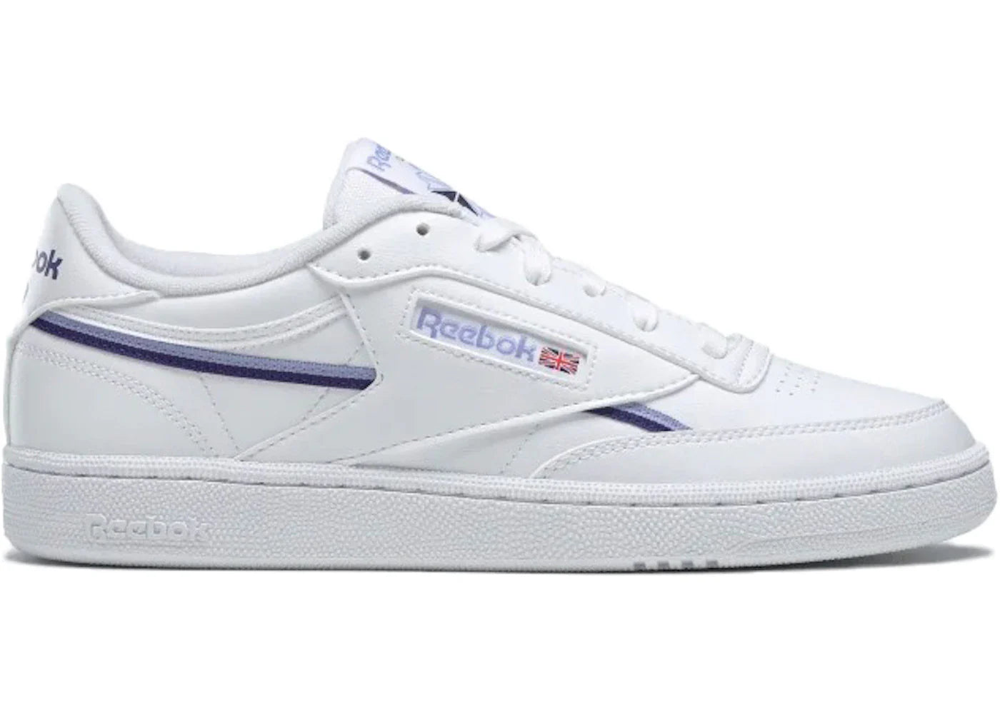 Reebok Club C 85 Vegan Cloud White Bold Purple