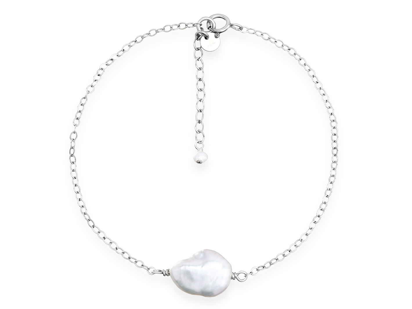 Alyssa - Single Keishi Pearl Bracelet