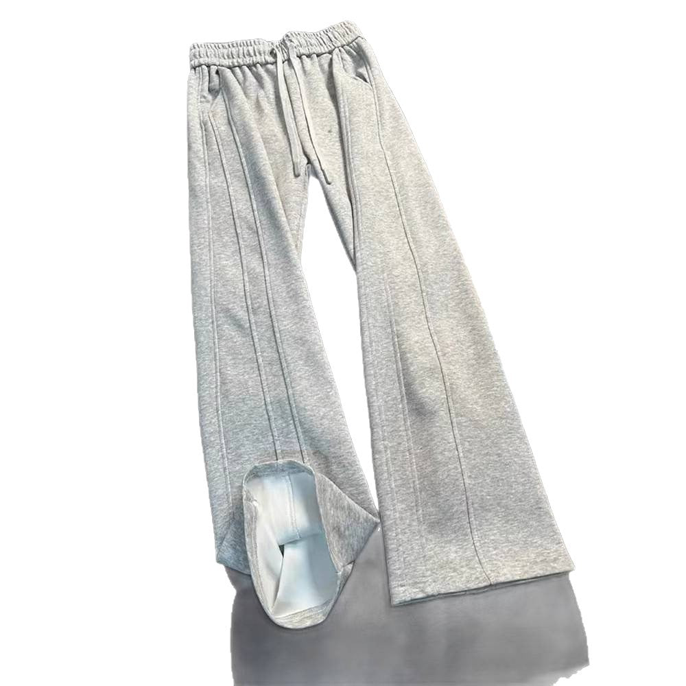 knife-cut hoodie pants for men