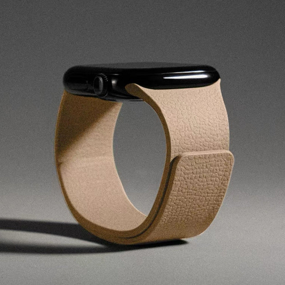 Apple iWatch, Huawei Watch 5, Samsung GT5 Silicone Watch Band with Soft Magnetic Adsorption and Lychee Pattern