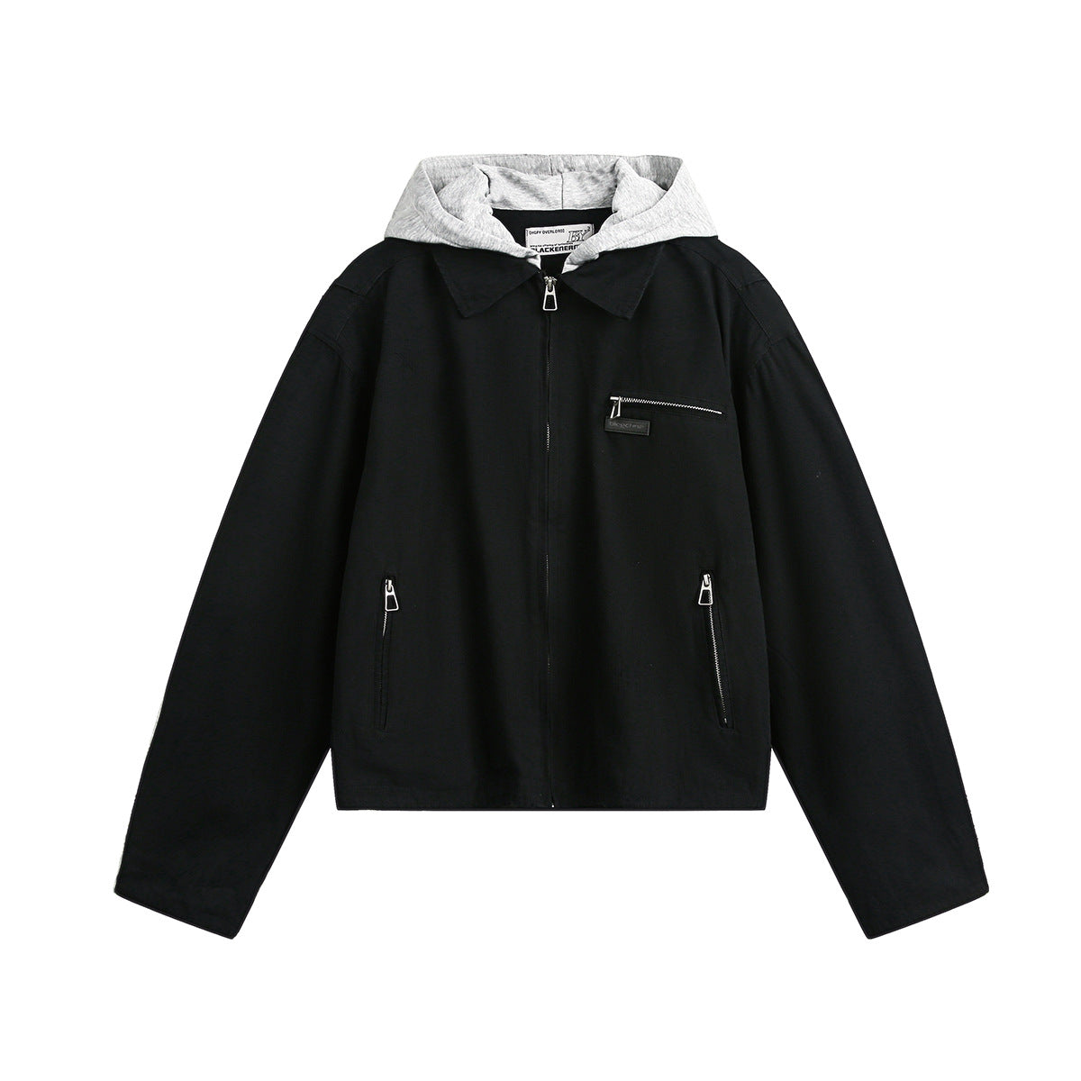 Vintage hooded jacket short jacket for men and women