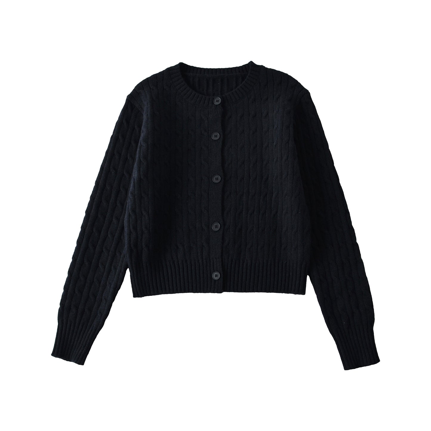 Short women's outerwear sweater