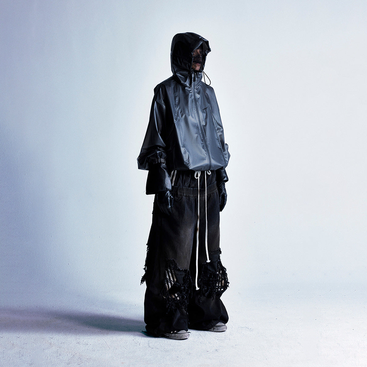 Jacket hooded jacket