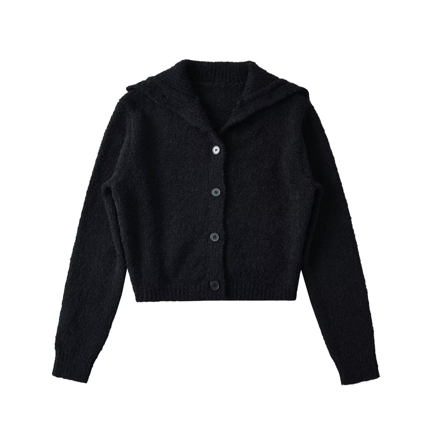 V-neck long sleeved button up top