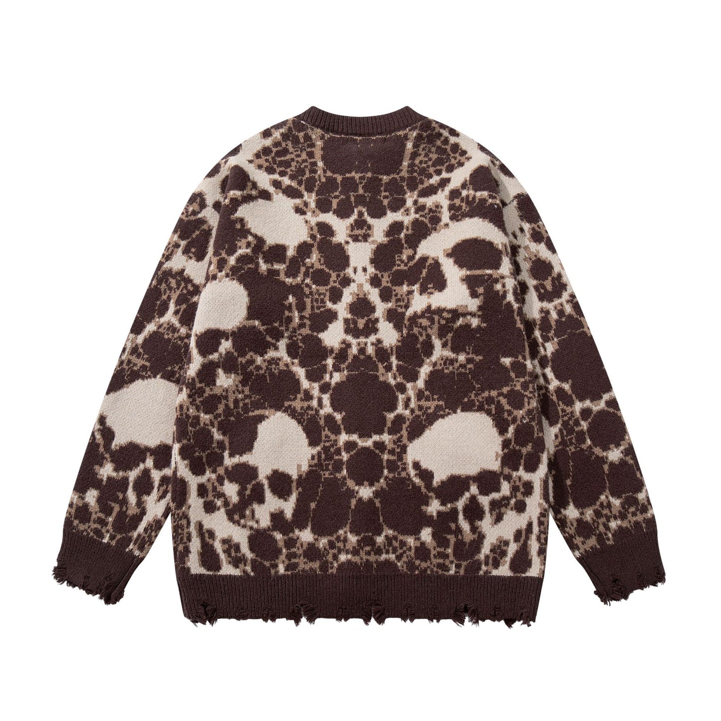 Dark skull sweater jacket