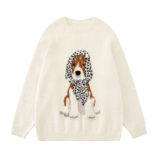 Crewneck Sweater Loose Casual Versatile Couple Top