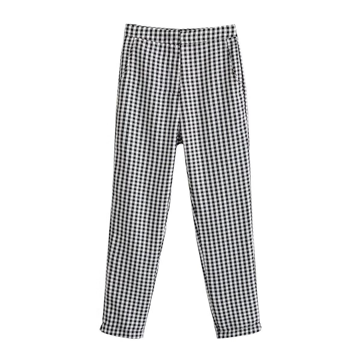 Casual Chic Plaid Pants for Women  Everyday Wear