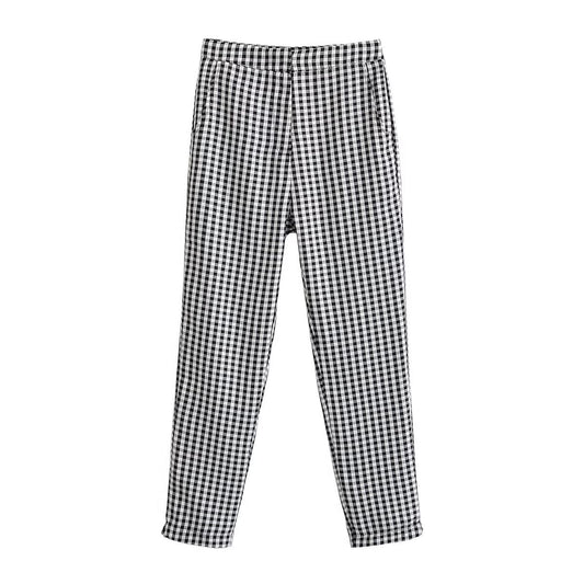 Casual Chic Plaid Pants for Women  Everyday Wear