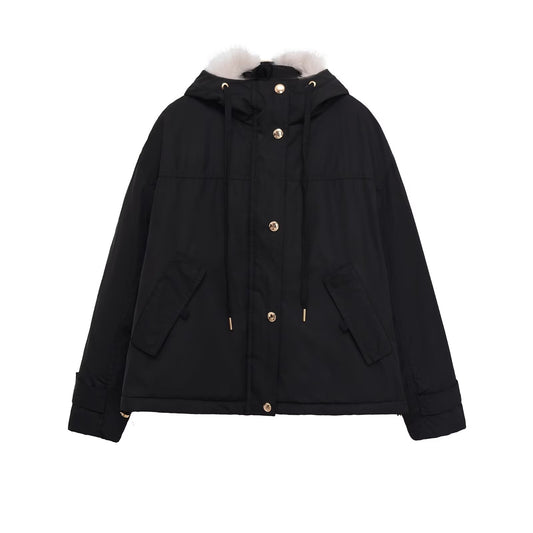 Versatile hooded jacket for women's wear