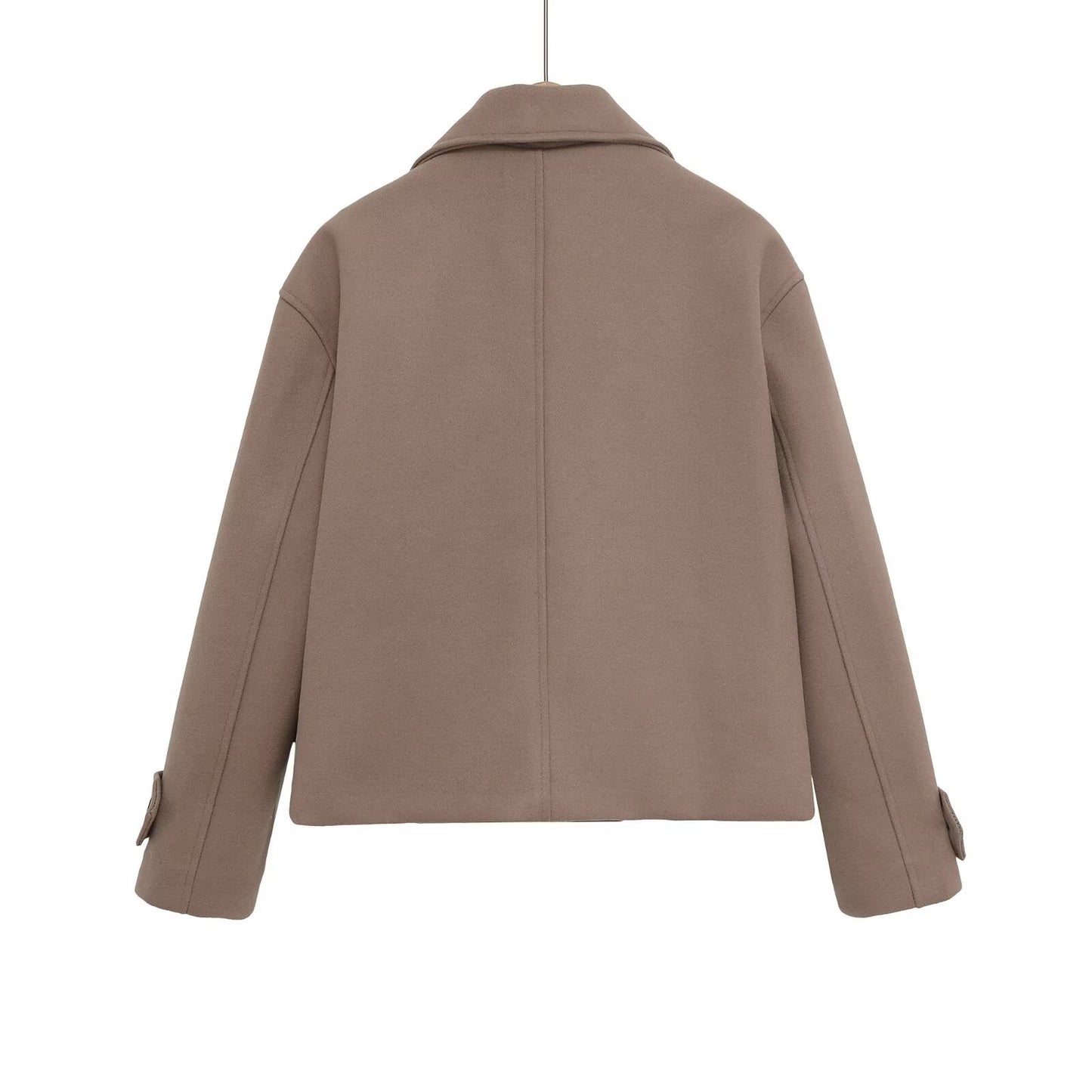 Commuting style double breasted jacket for women