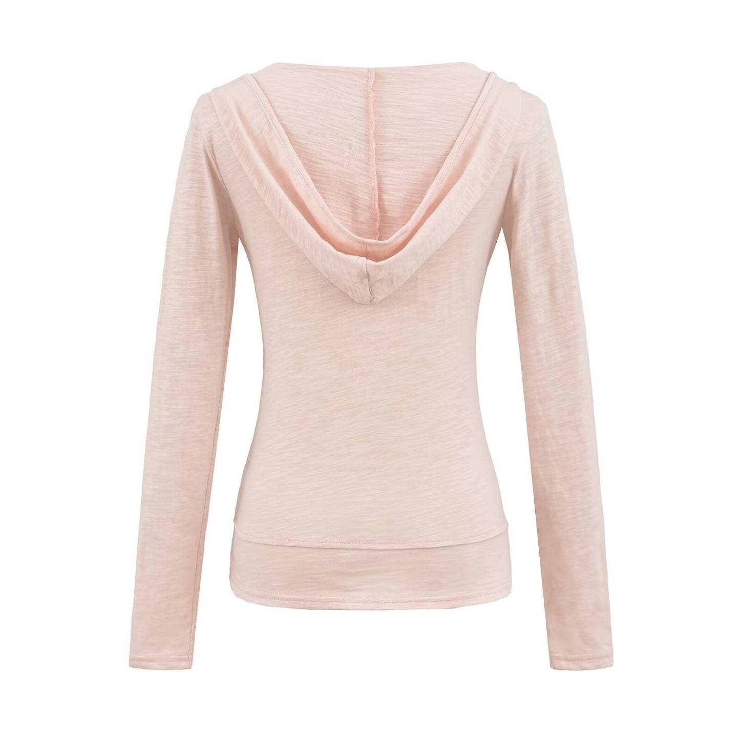 White hooded long sleeved sunscreen women's versatile sports cardigan jacket