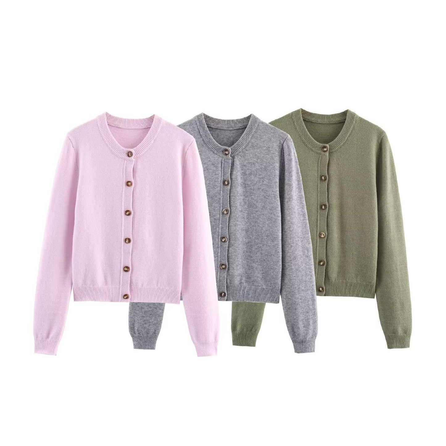 Knitted cardigan jacket