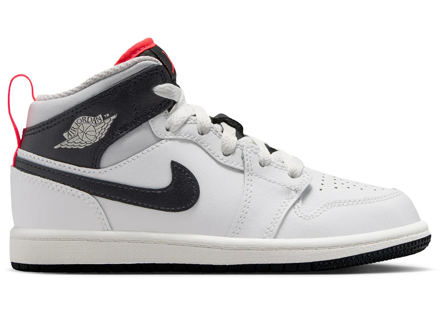 Jordan 1 Mid Summit White Infrared Black