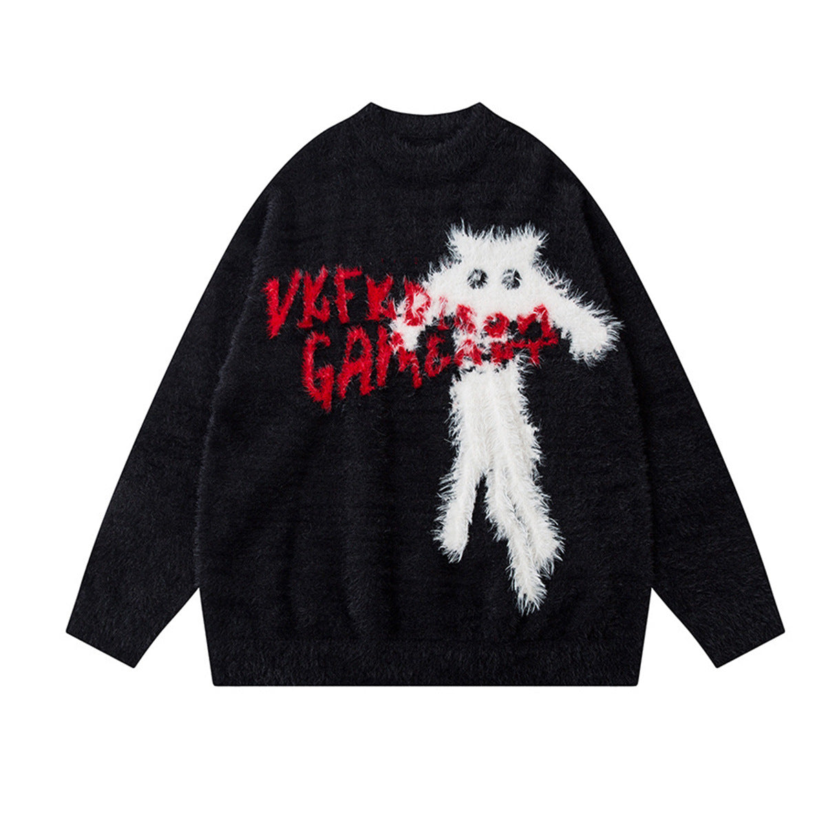 Velvet sweater couple base sweater