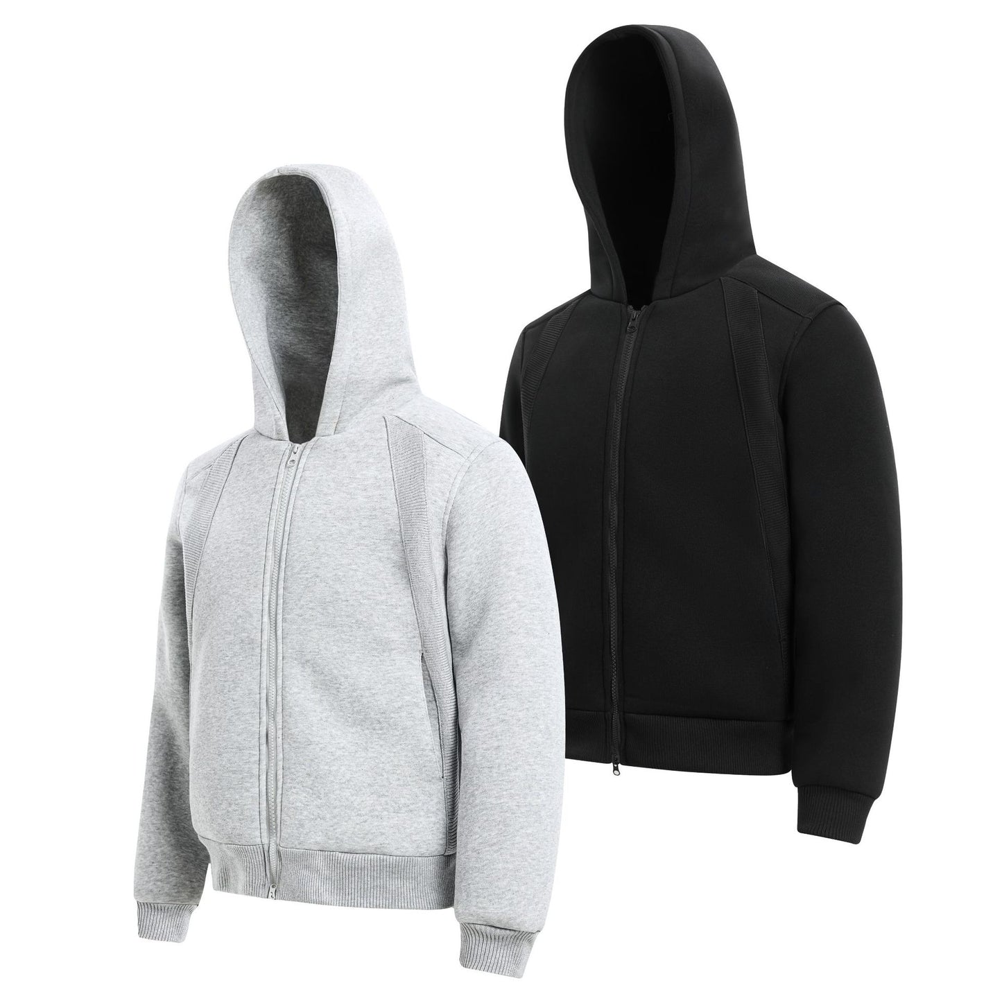 Thick zipper hoodie