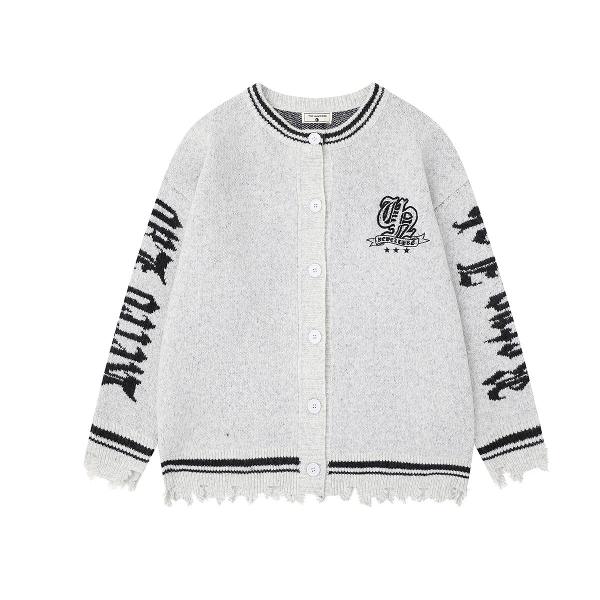 Coat Cross cardigan sweater