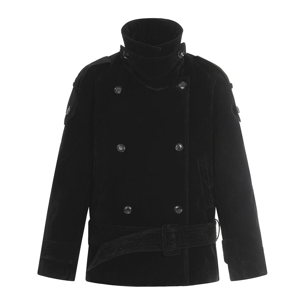 Style Men's Long Hooded Down Jacket, Patchwork Design, Loose Fit, Outerwear Coat