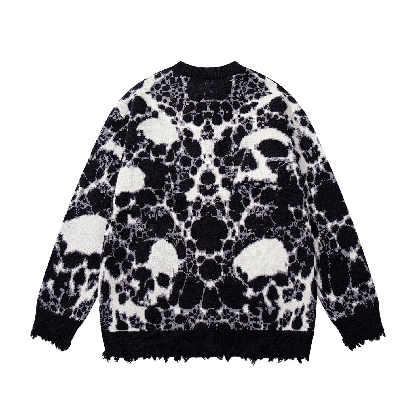 Dark skull sweater jacket