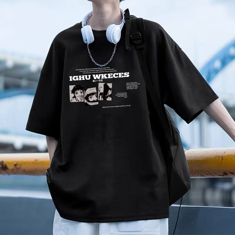 Casual Loose Fit Men's Short Sleeve T-Shirt