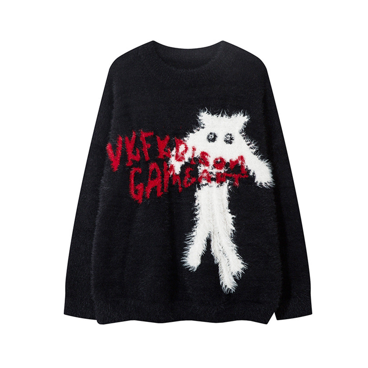 Velvet sweater couple base sweater