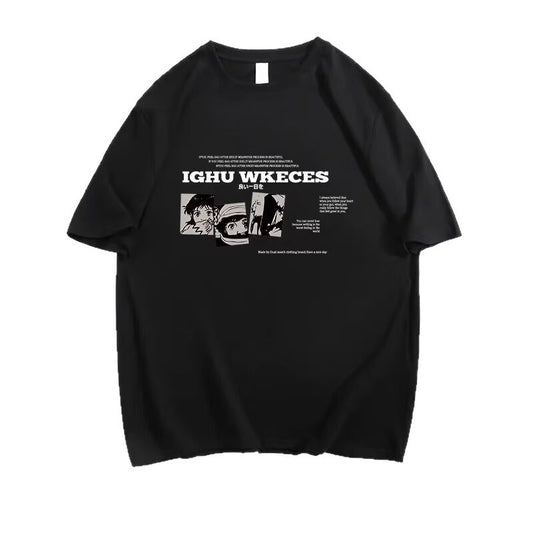 Casual Loose Fit Men's Short Sleeve T-Shirt