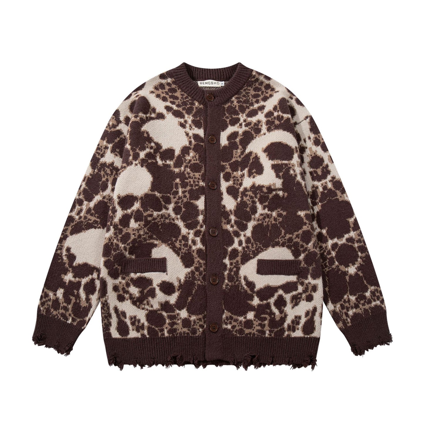 Dark skull sweater jacket