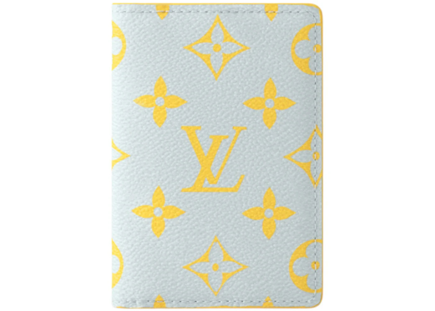 Louis Vuitton Pocket Organizer Light Grey/Yellow