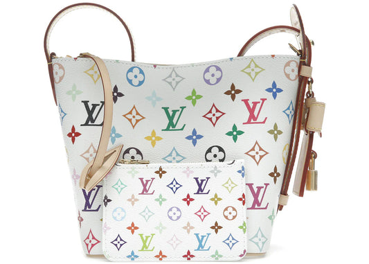 Louis Vuitton x Takashi Murakami All In BB White Multicolored