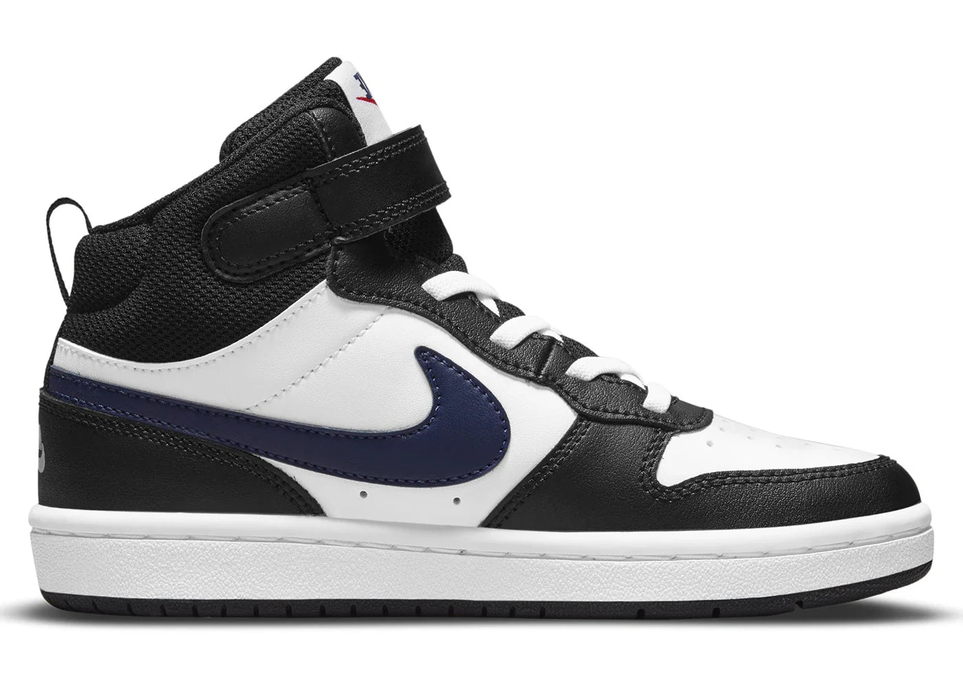 Nike Court Borough Mid 2 White Black University Red