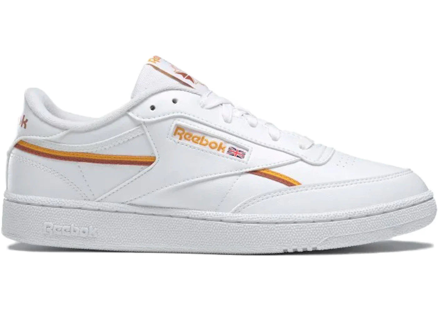 Reebok Club C 85 Vegan White Collegiate Gold