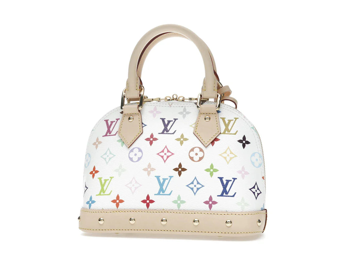 Louis Vuitton x Takashi Murakami Alma BB White Multicolored